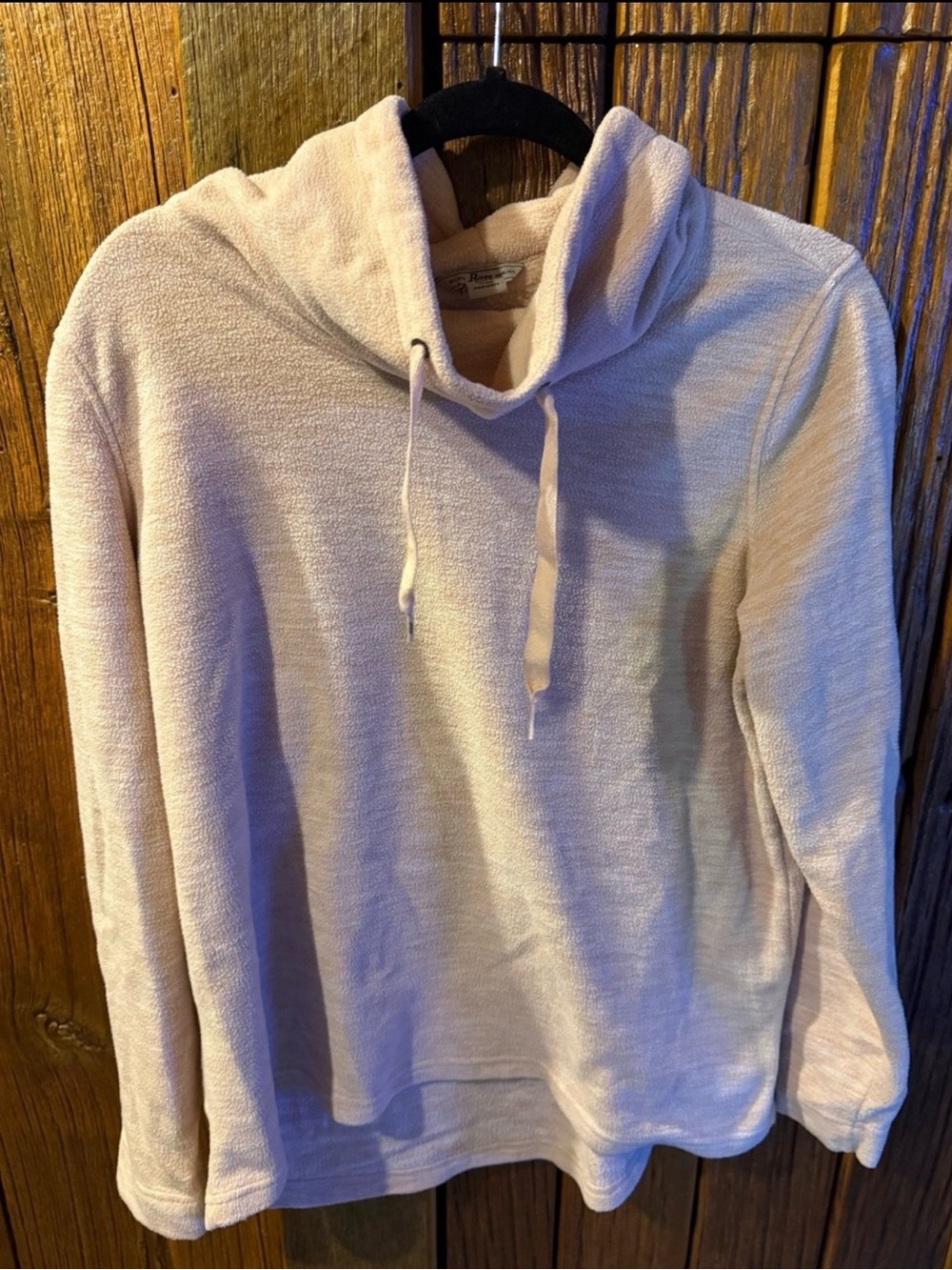Bass Cowl Neck Drawstring Sweatshirt
